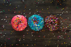 donuts with sprinkles