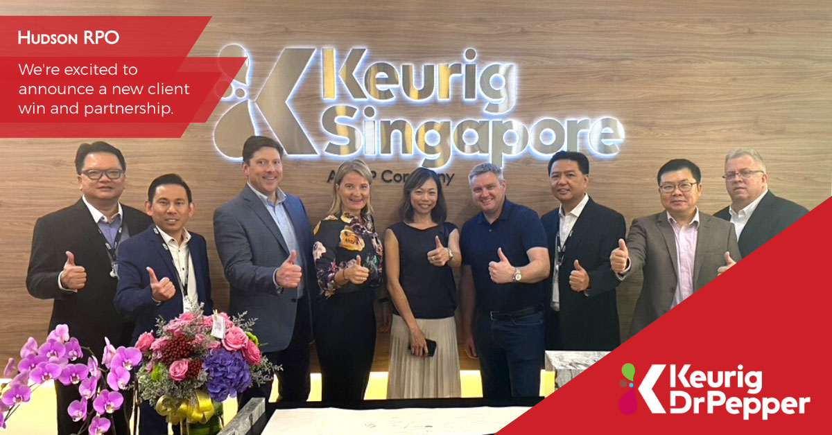 Singapore team celebrating client win