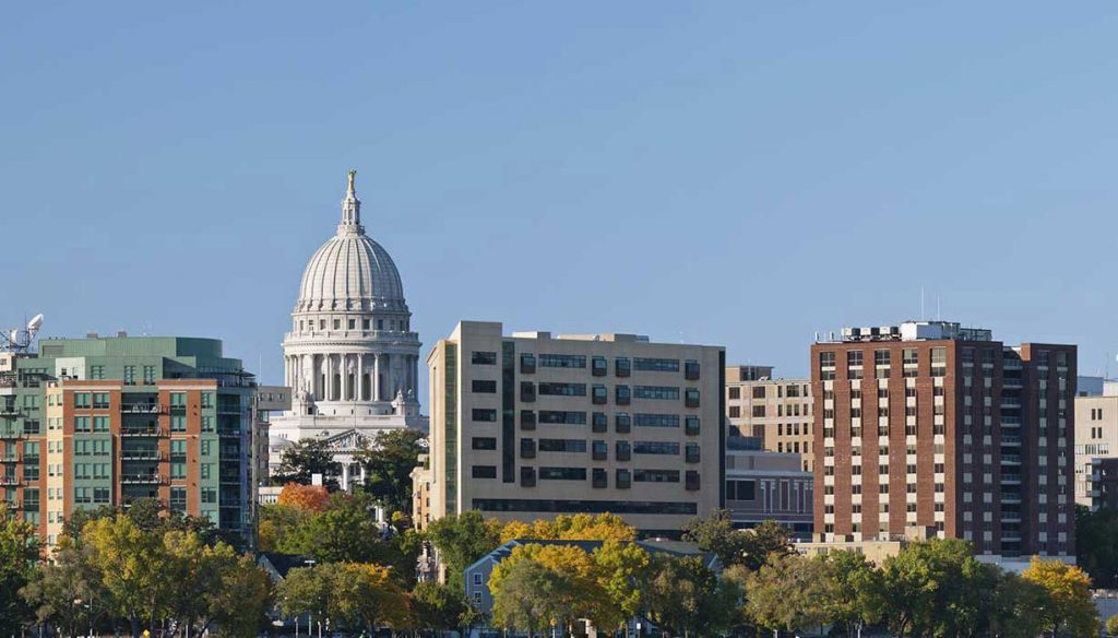 view of downtown Madison Wisconsin