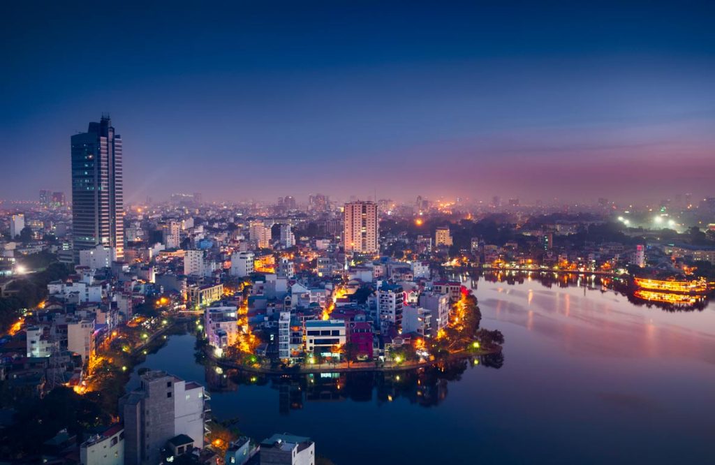 Vietnam night view