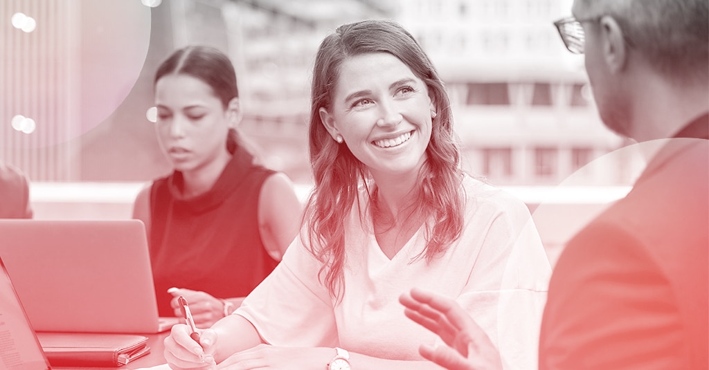 Professional woman in a meeting