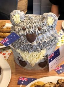 Koala cake to benefit AU brush fire